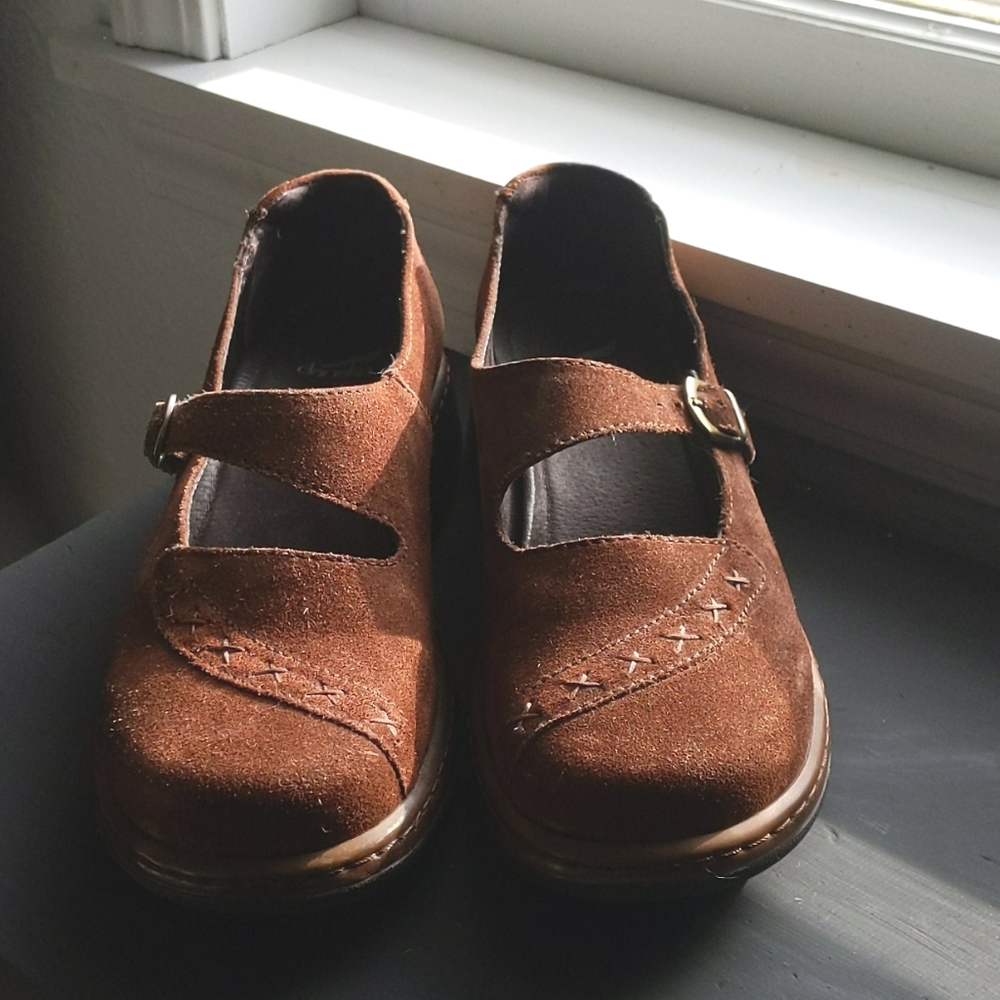Dansko 39 suede Mary Jane shoes